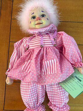 "Clownin' Around" Collector 18" Vinyl Doll by Seymour Mann, Inc.